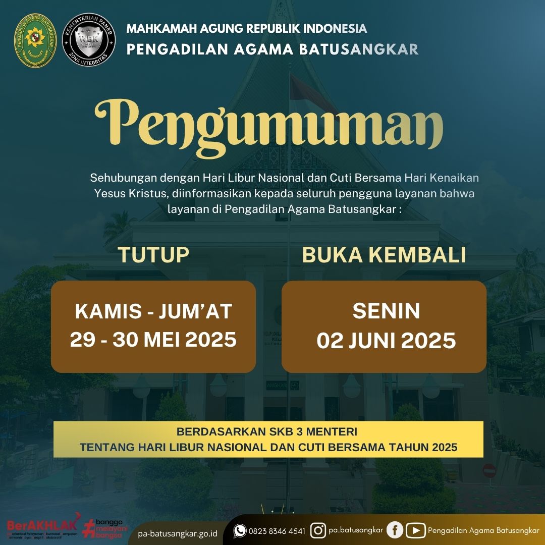 Pengumuman Hari Libur Nasional